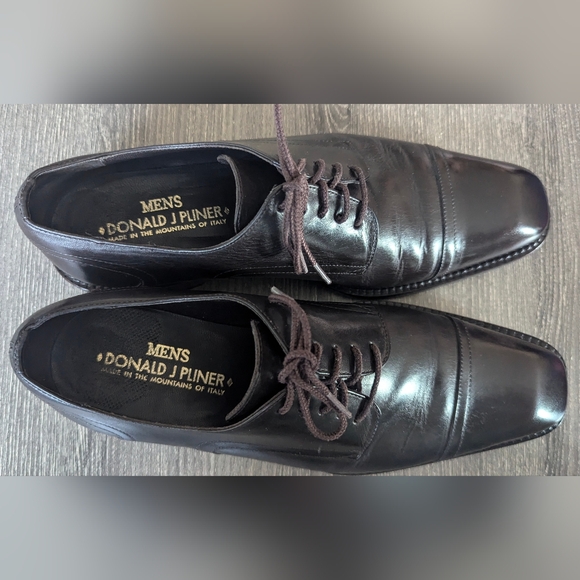 🔥Price Drop🔥Dark Brown Leather Derbys Cap Toe Myer , 9 M/US - Picture 3 of 12